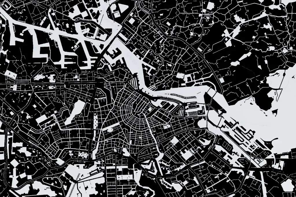 Werkgebied koeriersdienst Noord-Holland